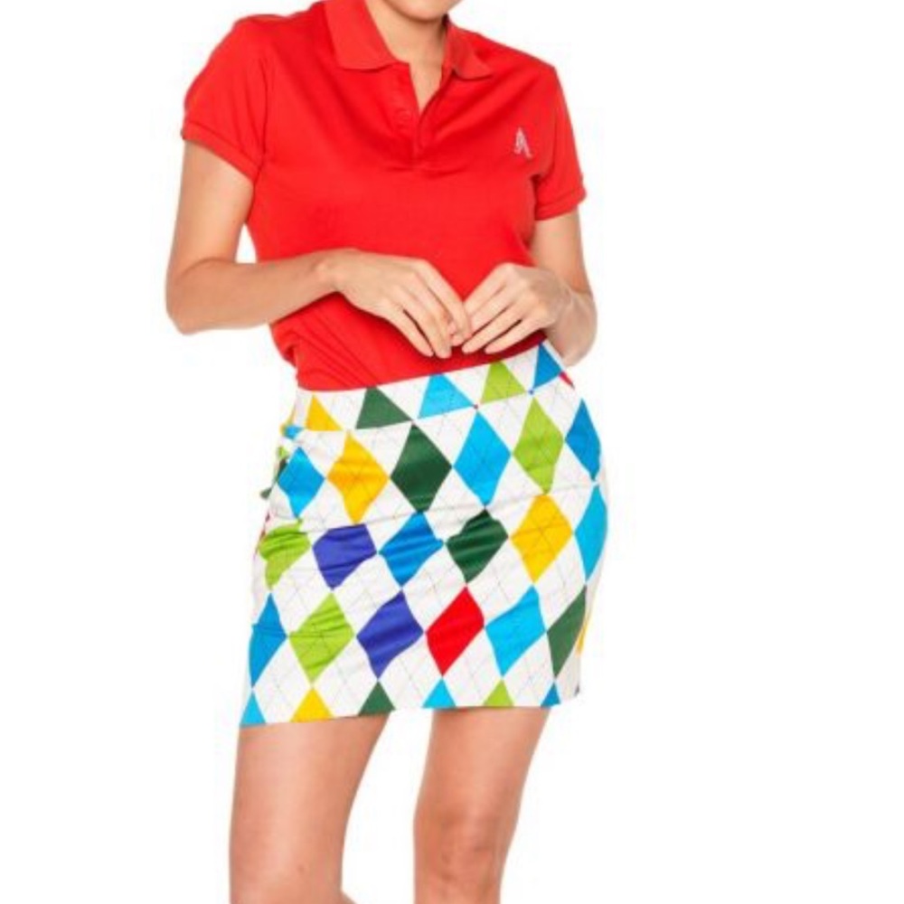 NWT Royal & Awesome King Of Diamonds Skort, Size 6, $60